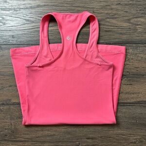 Lululemon Athletica Vibrant Pink Tank Top